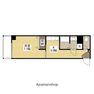 センテニアル東平塚【3階】の間取り