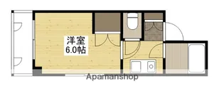 サンライズ矢賀A【3階】の間取り