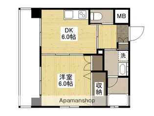 LA LUNA【5階】の間取り