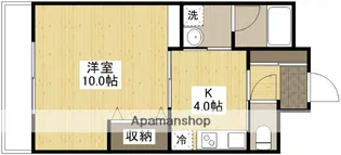 アファービレミドリ【1階】の間取り