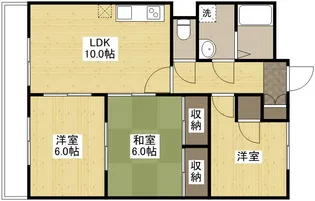 フォレスト相田【3階】の間取り