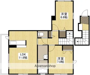 ファミール Ⅱ棟【2階】の間取り