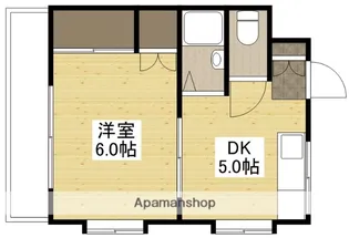 サンハイム西口【3階】の間取り