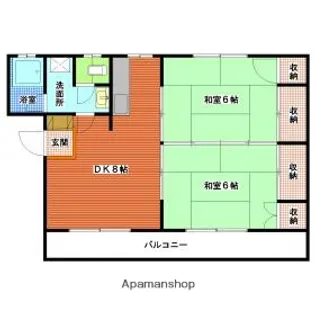 パークハイム翠町【302号室】の間取り