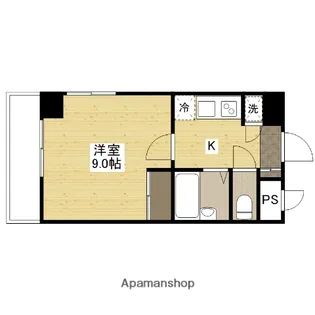 ラントハウス幟町【5階】の間取り