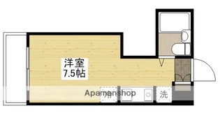 グロワール中広【3階】の間取り