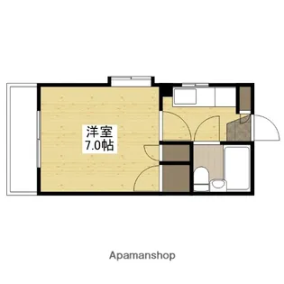 第3松岡ビル【4階】の間取り