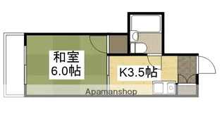 草津東ハイツ【1階】の間取り