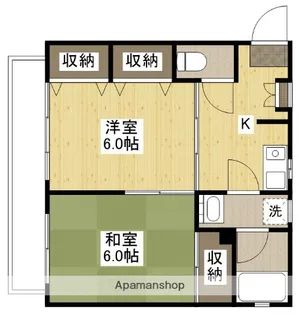 ニューホライズン松本【5階】の間取り