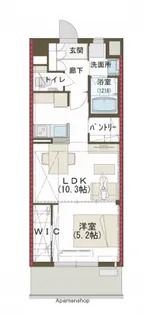 ハピネス幸【3階】の間取り