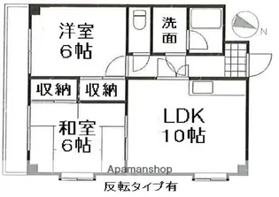 プーテゥジュール1番街【3階】の間取り