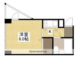 キューブ井口台【5階】の間取り