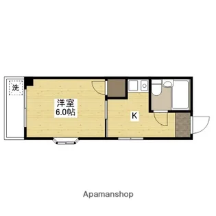 第3野地ビル【4階】の間取り