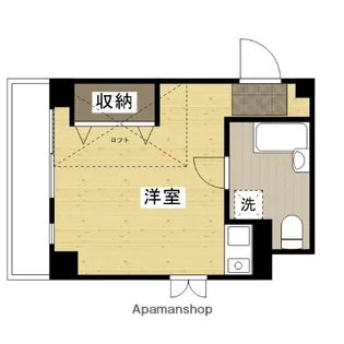 フローラル三篠【4階】の間取り