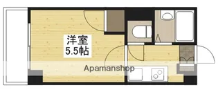 グリンハウス三篠【3階】の間取り