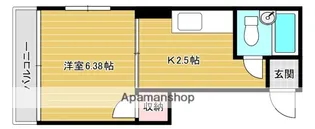 古葉ビル【3階】の間取り