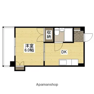 倉本第一ビル【3階】の間取り
