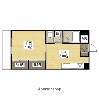 第5松本ビル【4階】の間取り