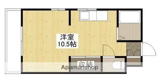 Kフロントビル【2階】の間取り