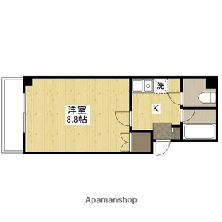プルニエ長束Ⅱ【3階】の間取り