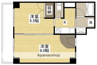ヴィアボルサ世良【4階】の間取り