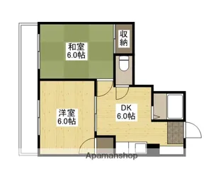 ハイム三滝【3階】の間取り