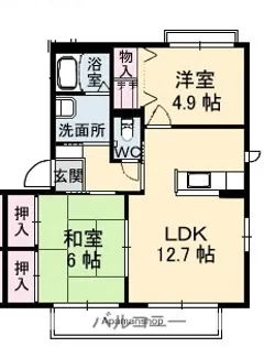 ILEXHEIM U棟【2階】の間取り
