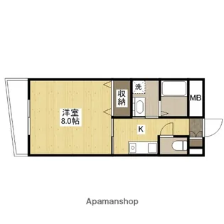 WING TACHIBANA【1階】の間取り