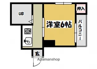てるおかビル【2階】の間取り