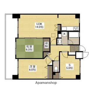 フローレンス光町【5階】の間取り