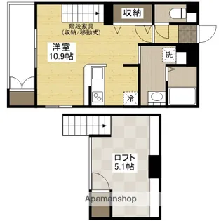 CDcrystal1【1階】の間取り