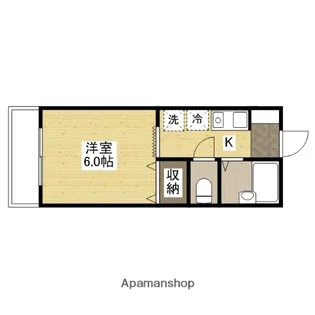 フローラ岡本 B棟【1階】の間取り