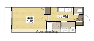 プラージュ村本【5階】の間取り