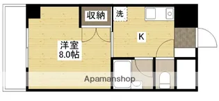 1Kの間取り画像