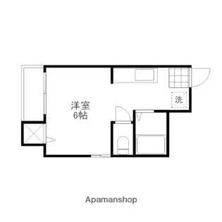 坪井ビル(江波東)【403号室】の間取り