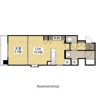 ウェスティン鉄砲町【5階】の間取り