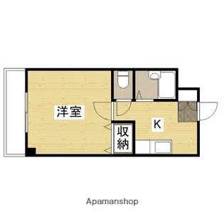 ハーシオンフルタⅢ【2階】の間取り