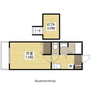 オレンジハウス【2階】の間取り