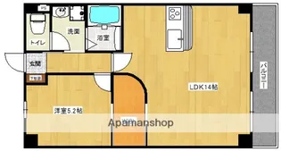 メゾン萩【2階】の間取り