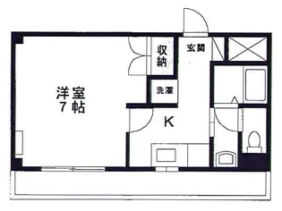 QUEUE VILLAGE【2階】の間取り