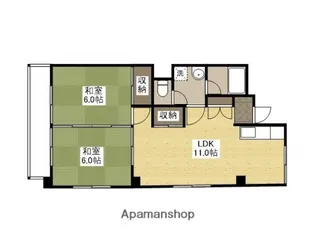 山口ビル【2階】の間取り