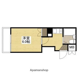 ブルーコート【4階】の間取り