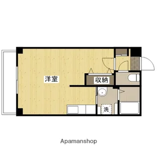 コーポ西翠【5階】の間取り