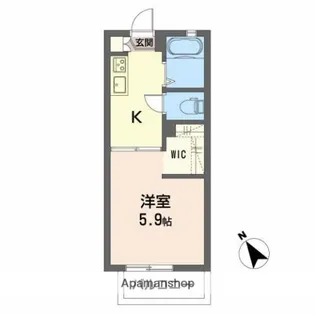 フレグランスY【1階】の間取り
