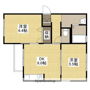 ドリームヒルズ【2階】の間取り