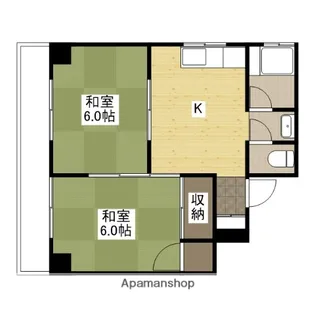 高野ビル(天満町)【4階】の間取り