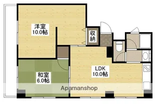 川本ビル【2階】の間取り