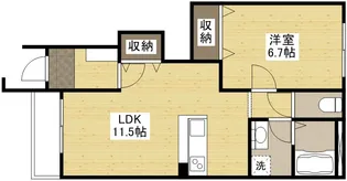 コンフォール【1階】の間取り