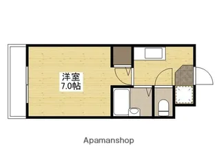 ラフィアン長楽寺【1階】の間取り