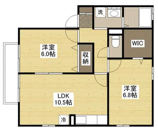 ラフィーネY【2階】の間取り
